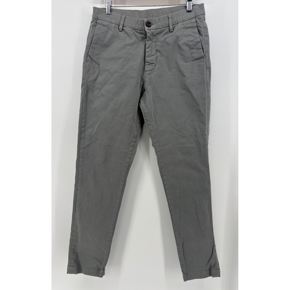 Bearbottom Chino Pants Mens Medium 30" Gray Stretch Cotton Casual
